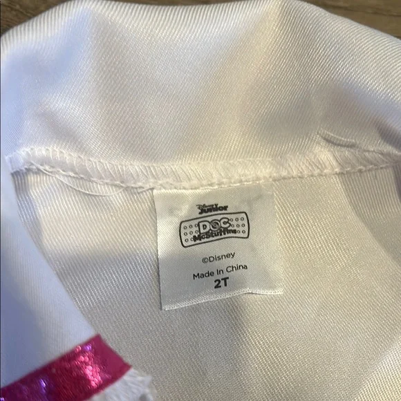 Disney Doc McStuffins 2T Girls Dr. Coat with Pink Accents - Picture 2 of 3